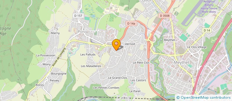 localisation de l'entreprise MADAME GAELLE CHARDONNET à POISY