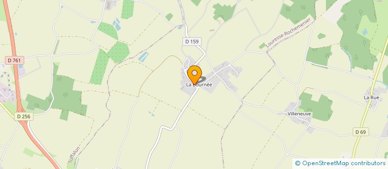 localisation de l'entreprise MADAME GAELLE CHARTIER  LOURESSE-ROCHEMENIER