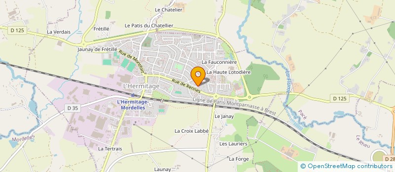 localisation de l'entreprise MADAME GAELLE CHELIN à L'HERMITAGE