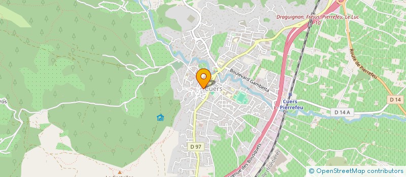 localisation de l'entreprise MADAME GAELLE CHENAUD  CUERS