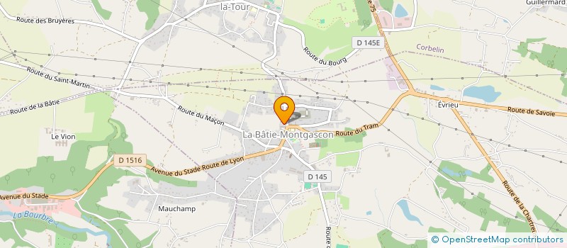 localisation de l'entreprise MADAME GAELLE CHEVALIER  LA BATIE-MONTGASCON