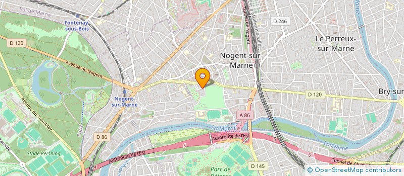 localisation de l'entreprise MADAME GAELLE CHOTARD à NOGENT-SUR-MARNE