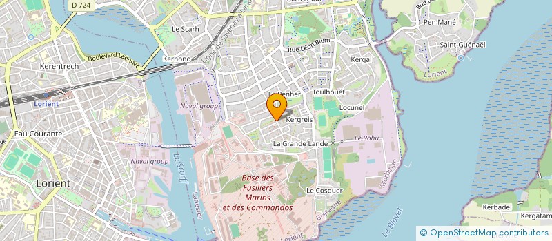 localisation de l'entreprise MADAME GAELLE CLAUDON  PLOEMEUR