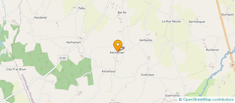 localisation de l'entreprise MADAME GAELLE COLLETER  CHATELAUDREN-PLOUAGAT