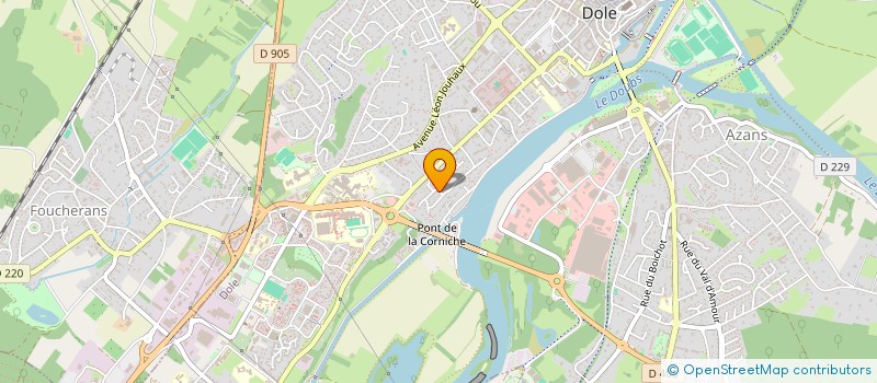 localisation de l'entreprise MADAME GAELLE COLLIN à DOLE