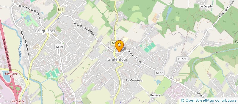 localisation de l'entreprise MADAME GAELLE COPPET  GRATENTOUR