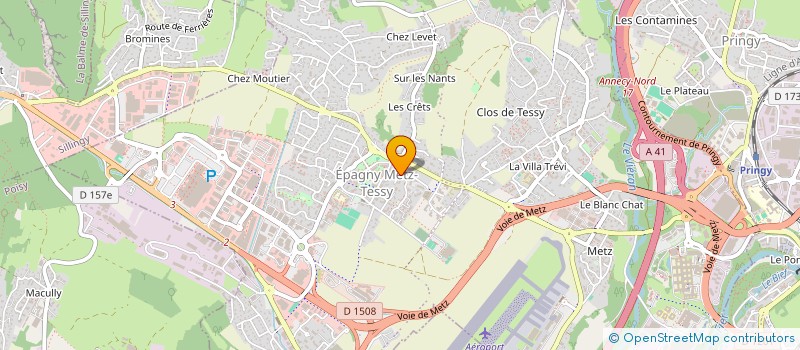 localisation de l'entreprise MADAME GAELLE CORDEL  EPAGNY METZ-TESSY