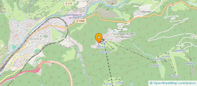 localisation de l'entreprise MADAME GAELLE CORNEFERT  VILLARODIN-BOURGET