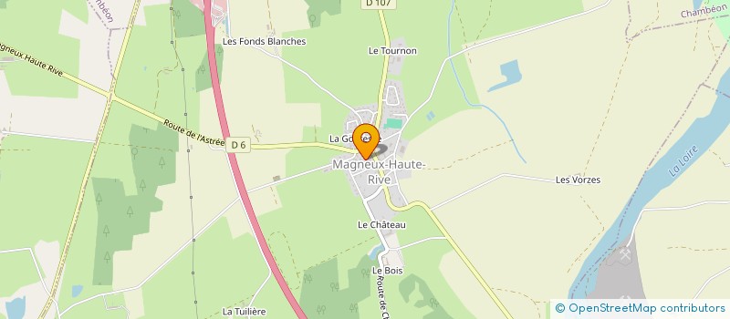 localisation de l'entreprise MADAME GAELLE COROMPT  MAGNEUX-HAUTE-RIVE