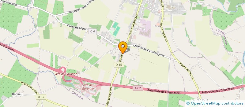 localisation de l'entreprise MADAME GAELLE COUDERT  SAINT-NICOLAS-DE-LA-GRAVE