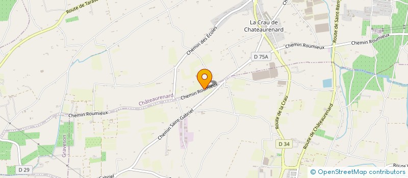 localisation de l'entreprise MADAME GAELLE COURTEILLE  CHATEAURENARD