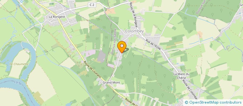 localisation de l'entreprise MADAME GAELLE COUTURIER  OUROUX-SUR-SAONE