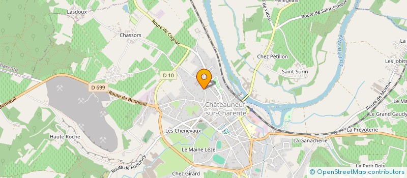 localisation de l'entreprise MADAME GAELLE COZ  SAINT-GAUDENS