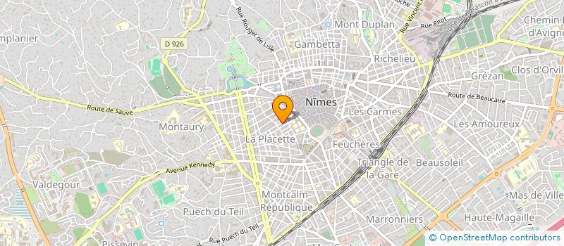 localisation de l'entreprise MADAME GAELLE CUISY CLAUZURE  NIMES