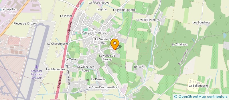 localisation de l'entreprise MADAME GAELLE CUVILLIER à PARCAY-MESLAY