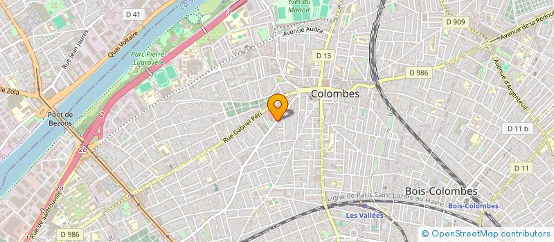 localisation de l'entreprise MADAME GAELLE DAANEN à COLOMBES