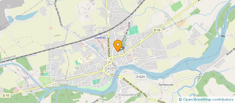 localisation de l'entreprise MADAME GAELLE DANGER  CAZERES