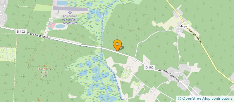 localisation de l'entreprise MADAME GAELLE DASPET  VENDAYS-MONTALIVET