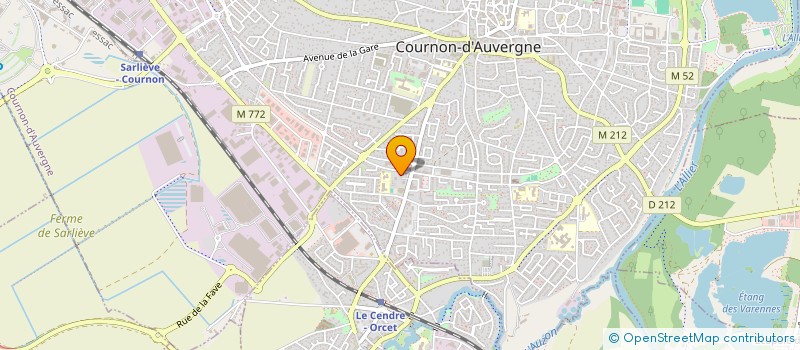 localisation de l'entreprise MADAME GAELLE DAUDENET  COURNON-D'AUVERGNE