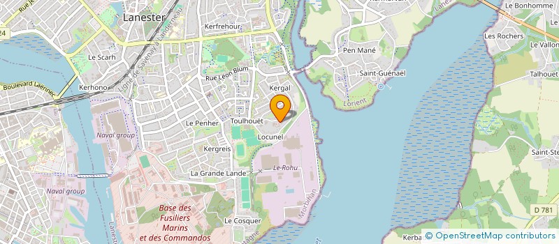 localisation de l'entreprise MADAME GAELLE DAUZON  LANESTER