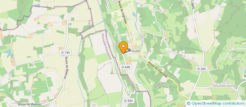 localisation de l'entreprise MADAME GAELLE DE FILIPPO  MADIRAN