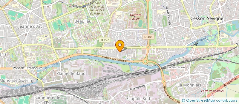 localisation de l'entreprise MADAME GAELLE DE FRANCE  CESSON-SEVIGNE