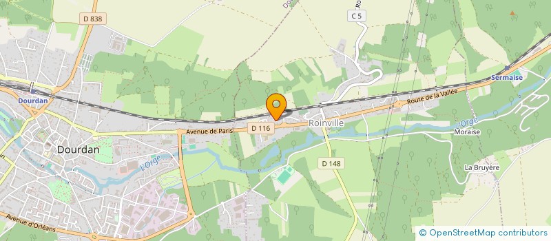 localisation de l'entreprise MADAME GAELLE DEBAS  ROINVILLE