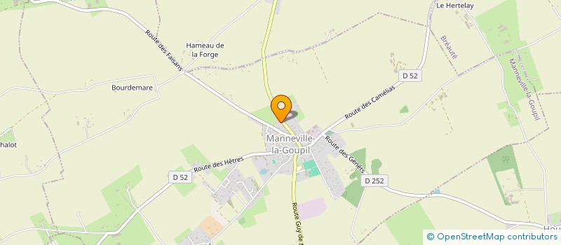 localisation de l'entreprise MADAME GAELLE DEBRAY  MANNEVILLE-LA-GOUPIL