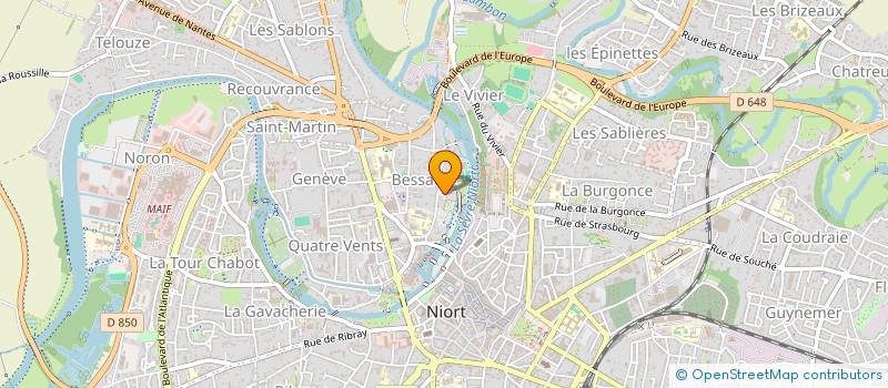 localisation de l'entreprise MADAME GAELLE DECOMBES à NIORT