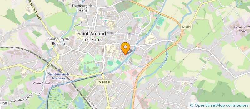 localisation de l'entreprise MADAME GAELLE DELEUZE  SAINT-AMAND-LES-EAUX