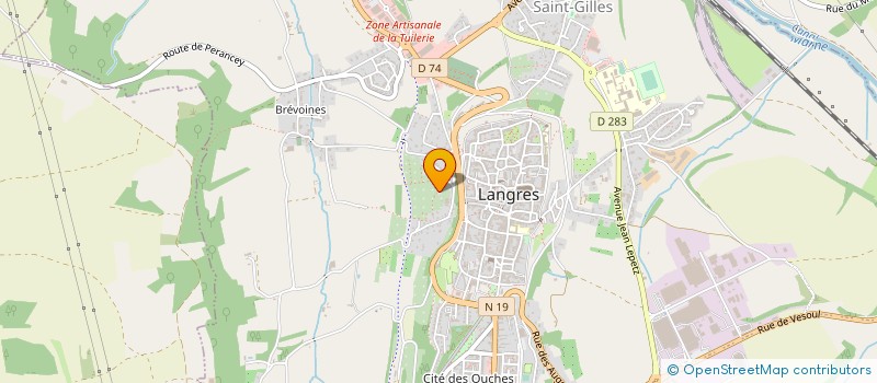 localisation de l'entreprise MADAME GAELLE DELIGNETTE à LANGRES