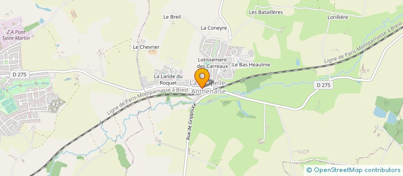 localisation de l'entreprise MADAME GAELLE DENAIS à LA CHAPELLE-ANTHENAISE
