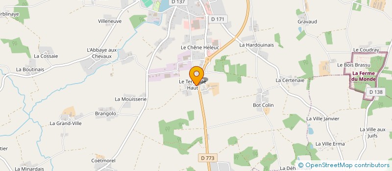 localisation de l'entreprise MADAME GAELLE DERYNCK  CARENTOIR