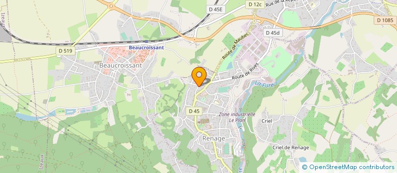 localisation de l'entreprise MADAME GAELLE DESSIMOULIE  BEAUCROISSANT