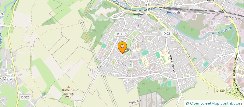 localisation de l'entreprise MADAME GAELLE DOMAGALA  BEAUVAIS