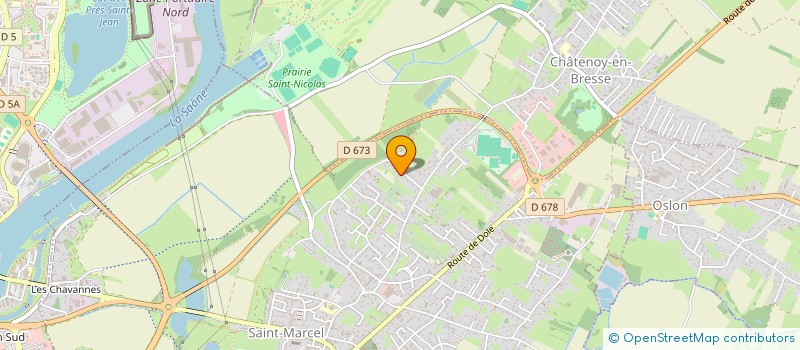 localisation de l'entreprise MADAME GAELLE DUBARRAL--DHALLUIN  CHALON-SUR-SAONE