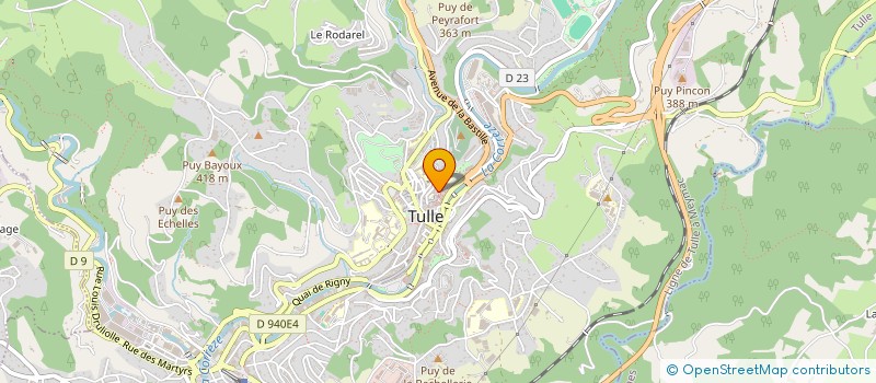 localisation de l'entreprise MADAME GAELLE DUBOIS-DAUPHIN  TULLE