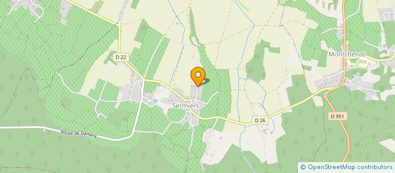 localisation de l'entreprise MADAME GAELLE DUCOISY  SERMIERS