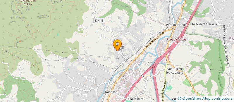 localisation de l'entreprise MADAME GAELLE DUFAUT  AUBAGNE