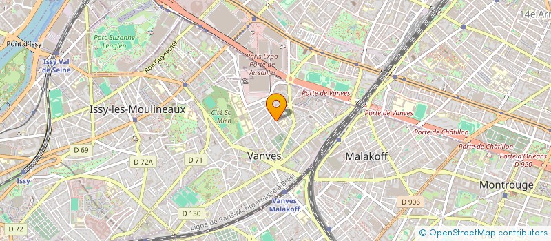 localisation de l'entreprise MADAME GAELLE DUMONT  VANVES