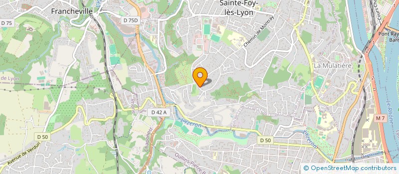 localisation de l'entreprise MADAME GAELLE DUPONT  SAINTE-FOY-LES-LYON