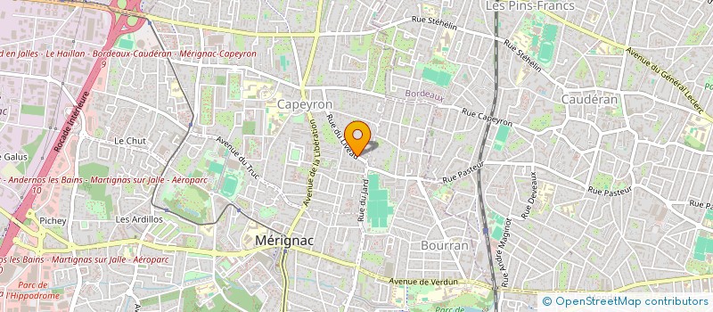 localisation de l'entreprise MADAME GAELLE DUPOUY  MERIGNAC