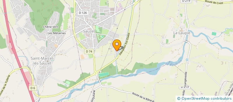 localisation de l'entreprise MADAME GAELLE DUPUY  SAUZET