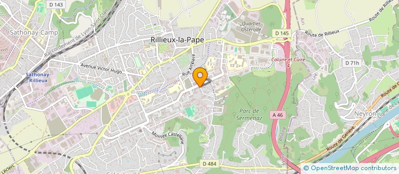 localisation de l'entreprise MADAME GAELLE DURAND  RILLIEUX-LA-PAPE