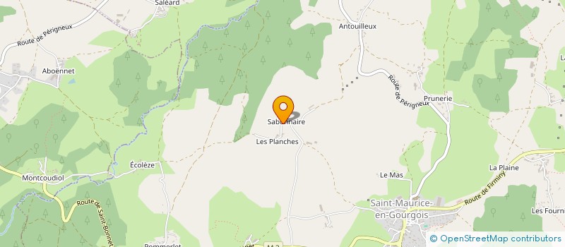 localisation de l'entreprise MADAME GAELLE ESTRAT  SAINT-MAURICE-EN-GOURGOIS