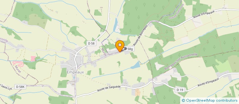 localisation de l'entreprise MADAME GAELLE ETIENNE  AURADE