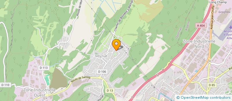 localisation de l'entreprise MADAME GAELLE FAIVRE à OYONNAX