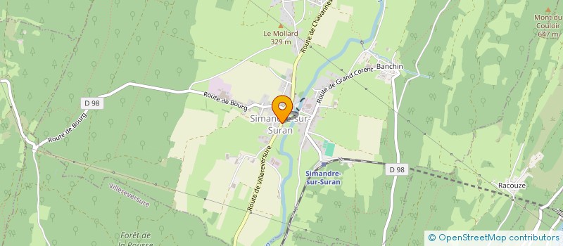 localisation de l'entreprise MADAME GAELLE FAYARD  SIMANDRE-SUR-SURAN