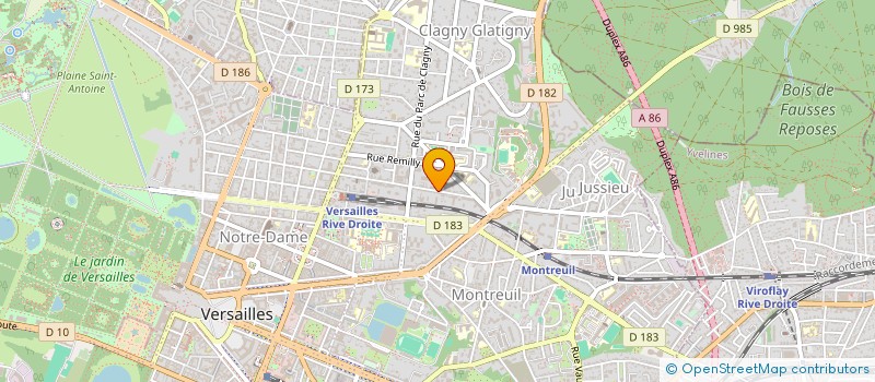localisation de l'entreprise MADAME GAELLE FECHANT à VERSAILLES