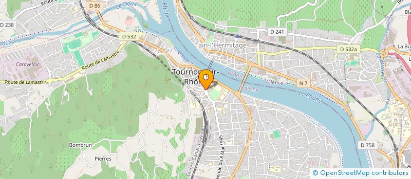 localisation de l'entreprise MADAME GAELLE FEMELAND à TOURNON-SUR-RHONE